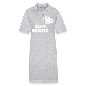 Moritz - Stanley/Stella Frauen Bio-Polokleid PAIGER - Grau meliert - Vorne