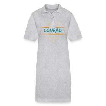 Conrad Conrad - Stanley/Stella Frauen Bio-Polokleid PAIGER - Grau meliert - Vorne