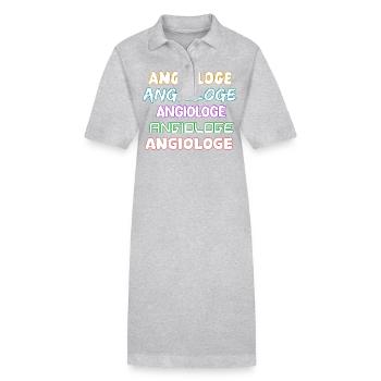 Angiologe als Job - Stanley/Stella Frauen Bio-Polokleid PAIGER - Grau meliert - Vorne