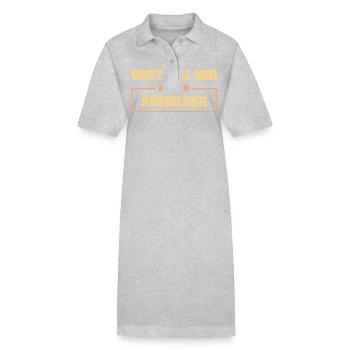 Cadeau pour l’instructeur - Robe polo bio PAIGER Stanley/Stella Femme - gris chiné - Devant