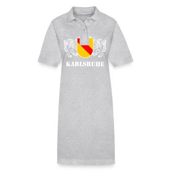 Karlsruhe in Nordbaden - Stanley/Stella Frauen Bio-Polokleid PAIGER - Grau meliert - Vorne