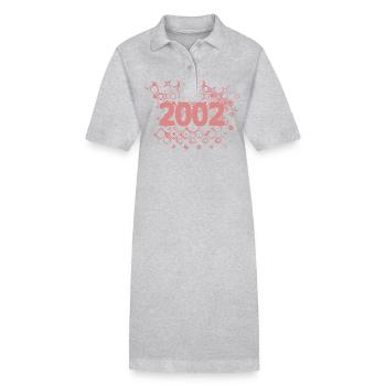 2002 - Stanley/Stella Frauen Bio-Polokleid PAIGER - Grau meliert - Vorne