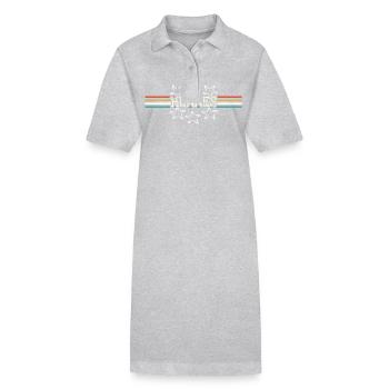 Stern Hennes - Stanley/Stella Frauen Bio-Polokleid PAIGER - Grau meliert - Vorne