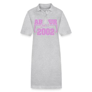 2002 - Stanley/Stella PAIGER Organic Women’s Polo Dress - heather grey - Front