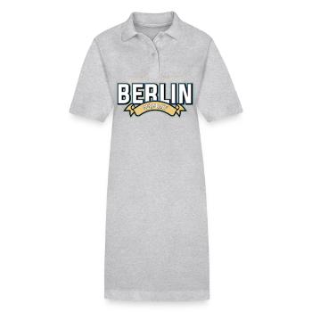 Berlin - Stanley/Stella Frauen Bio-Polokleid PAIGER - Grau meliert - Vorne