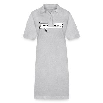 Cadeau pour technicien en électronique - Robe polo bio PAIGER Stanley/Stella Femme - gris chiné - Devant