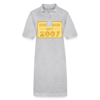 2007 - Stanley/Stella Frauen Bio-Polokleid PAIGER - Grau meliert - Vorne
