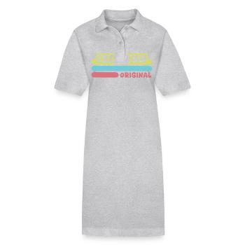 Erzieherin - Stanley/Stella Frauen Bio-Polokleid PAIGER - Grau meliert - Vorne