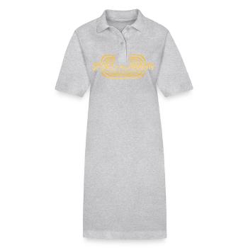 Spécialiste du sport de travail - Robe polo bio PAIGER Stanley/Stella Femme - gris chiné - Devant