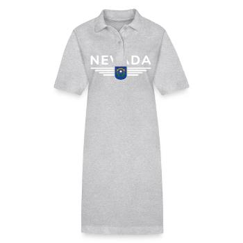 T-shirt Nevada Fan – Parfait pour les fans ! - Robe polo bio PAIGER Stanley/Stella Femme - gris chiné - Devant