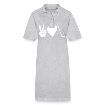 Joueurs de hockey sur glace Hockey sur glace - Robe polo bio PAIGER Stanley/Stella Femme - gris chiné - Devant