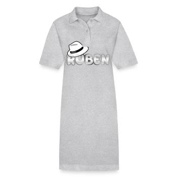 Hut Ruben - Stanley/Stella Frauen Bio-Polokleid PAIGER - Grau meliert - Vorne
