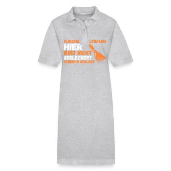 Tile Laying Training Apprentice Auzbi Tile Laying - Stanley/Stella PAIGER Organic Women’s Polo Dress - heather grey - Front