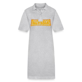 Marriage Alyssia - Stanley/Stella PAIGER Organic Women’s Polo Dress - heather grey - Front