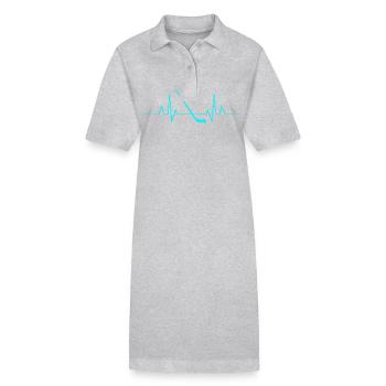 Joueurs de hockey sur glace Hockey sur glace - Robe polo bio PAIGER Stanley/Stella Femme - gris chiné - Devant