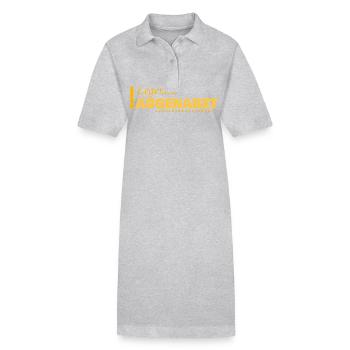 Profession : Ophtalmologiste - Robe polo bio PAIGER Stanley/Stella Femme - gris chiné - Devant