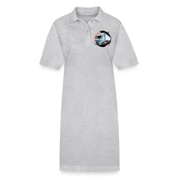 Sattelzugmaschine - Stanley/Stella Frauen Bio-Polokleid PAIGER - Grau meliert - Vorne