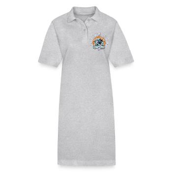 Chamonix Rock Climbing - Robe polo bio PAIGER Stanley/Stella Femme - gris chiné - Devant