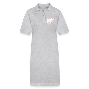 Cochon / Cochon - Robe polo bio PAIGER Stanley/Stella Femme - gris chiné - Devant
