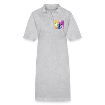Apres Ski - Stanley/Stella Frauen Bio-Polokleid PAIGER - Grau meliert - Vorne