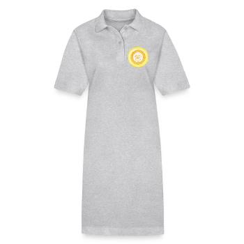 Kristall-Sternentor Erzengel Sandalphon - Stanley/Stella Frauen Bio-Polokleid PAIGER - Grau meliert - Vorne