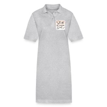 FLIRTEN - Stanley/Stella Frauen Bio-Polokleid PAIGER - Grau meliert - Vorne