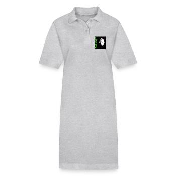 Darknet - Robe polo bio PAIGER Stanley/Stella Femme - gris chiné - Devant