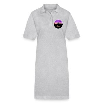 Bonn Fine Skyline - Robe polo bio PAIGER Stanley/Stella Femme - gris chiné - Devant