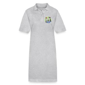 Aquarium, Poisson, Chien, Chat, Animaux de compagnie, Animaux domestiques, Animaux de compagnie, - Robe polo bio PAIGER Stanley/Stella Femme - gris chiné - Devant