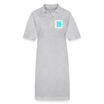 ELEFANT - Stanley/Stella Frauen Bio-Polokleid PAIGER - Grau meliert - Vorne