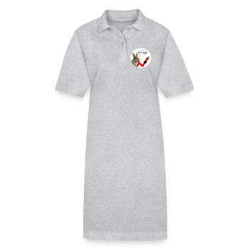 Achat et Conservation de Chemises Financières - Robe polo bio PAIGER Stanley/Stella Femme - gris chiné - Devant