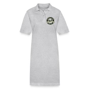 Vintage 1961, Biker Motorcycle Birthday Pullover Hoodie - Stanley/Stella PAIGER Organic Women’s Polo Dress - black - Front