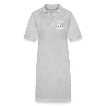 EGGS - Stanley/Stella Frauen Bio-Polokleid PAIGER - Grau meliert - Vorne