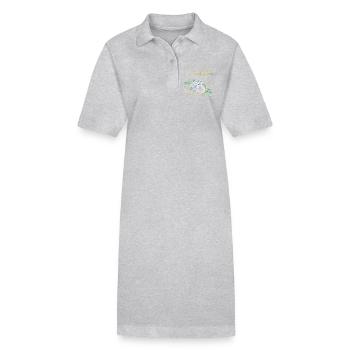Printemps - Robe polo bio PAIGER Stanley/Stella Femme - gris chiné - Devant