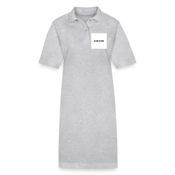 404 Schlaf nicht gefunden - Stanley/Stella Frauen Bio-Polokleid PAIGER - Grau meliert - Vorne