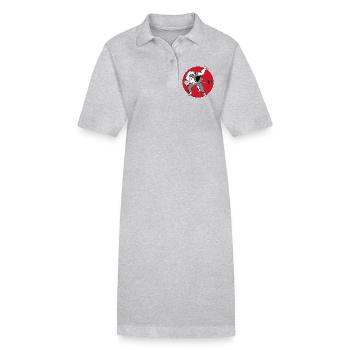 Ippon - Stanley/Stella Frauen Bio-Polokleid PAIGER - Grau meliert - Vorne