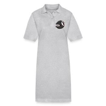 Billardkugel 8 - Stanley/Stella Frauen Bio-Polokleid PAIGER - Grau meliert - Vorne