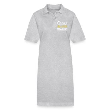 Seul un Alois peut être aussi beau - Robe polo bio PAIGER Stanley/Stella Femme - gris chiné - Devant