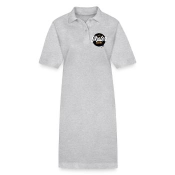 Skater Skateboard - Stanley/Stella Frauen Bio-Polokleid PAIGER - Grau meliert - Vorne