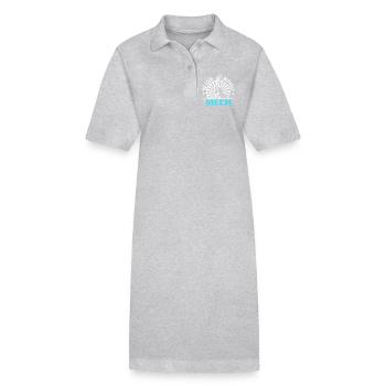 Génie mécanique Ingénieur mécanique - Robe polo bio PAIGER Stanley/Stella Femme - gris chiné - Devant