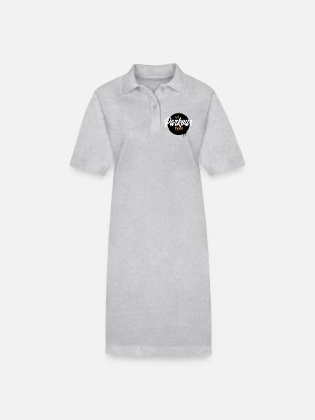 Parkour - Stanley/Stella Frauen Bio-Polokleid PAIGER - Grau meliert