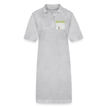 Certified Clinical Biological Systems Observer  - Stanley/Stella PAIGER Organic Women’s Polo Dress - heather grey - Front