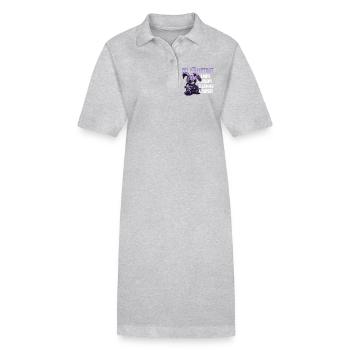 Pastel Goth Soft Goth Gaming Gamer - Robe polo bio PAIGER Stanley/Stella Femme - gris chiné - Devant