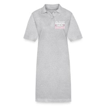 My Favorite Dancer Calls Me Mom - Robe polo bio PAIGER Stanley/Stella Femme - gris chiné - Devant