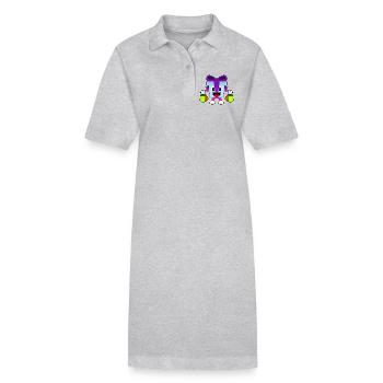 Forfait Achats de Noël - Robe polo bio PAIGER Stanley/Stella Femme - gris chiné - Devant