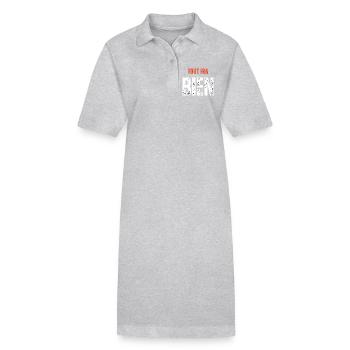 EVERYTHING 2 1 copy - Robe polo bio PAIGER Stanley/Stella Femme - gris chiné - Devant