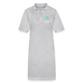 Ich kann heute nicht ich habe keine Lust - Introve - Stanley/Stella Frauen Bio-Polokleid PAIGER - Grau meliert - Vorne