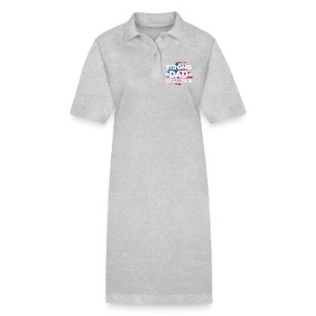 T-shirt Strong Dad Challenge - Robe polo bio PAIGER Stanley/Stella Femme - gris chiné - Devant