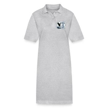 Mut befreit. Zweifel bremsen. - Stanley/Stella Frauen Bio-Polokleid PAIGER - Grau meliert - Vorne