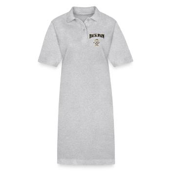 Verein für Rückenschmerzen - Stanley/Stella Frauen Bio-Polokleid PAIGER - Schwarz - Vorne